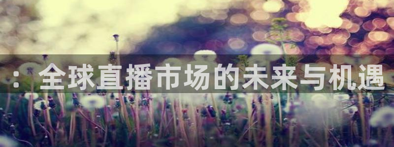 857直播体育篮球：：全球直播市场的未来与机遇