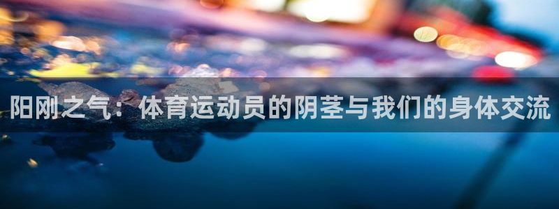  一竞技游戏登录入口：阳刚之气：体育运动员的阴茎与我们的身体交
